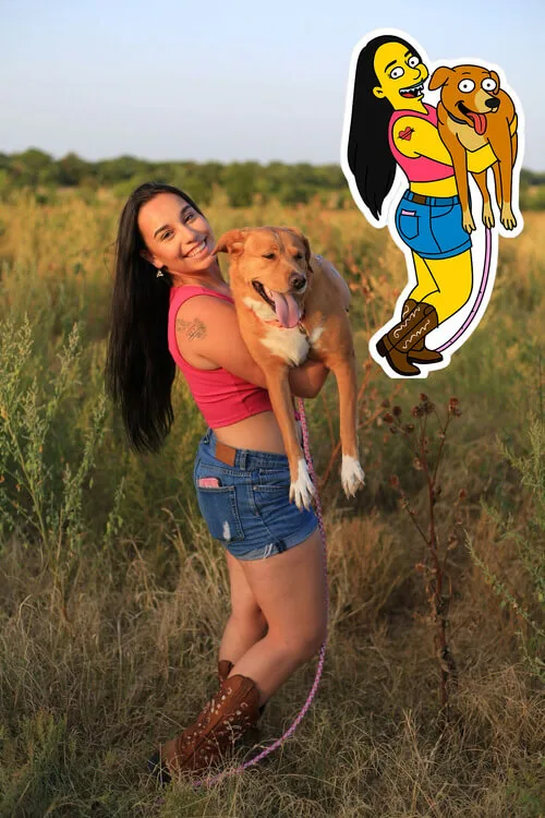 AI The Simpsons generator - turn photo into The Simpsons