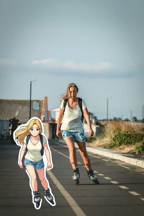 AI Anime generator - photo to Anime style example