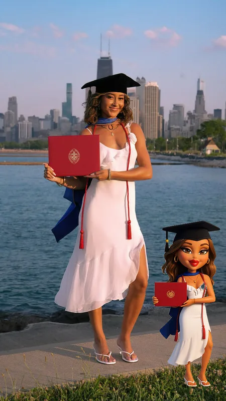 AI Bratz Doll generator - photo to Bratz Doll style example
